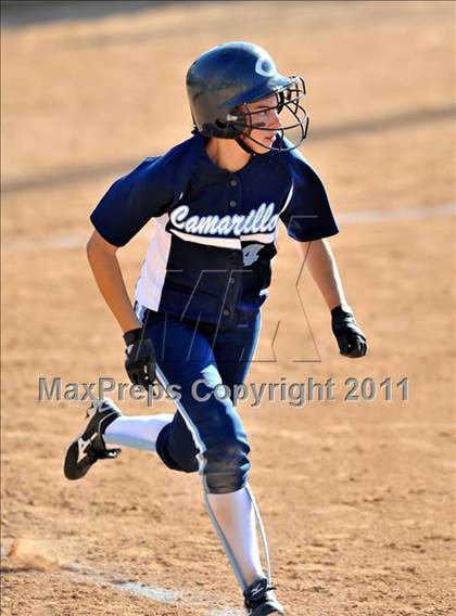 Thumbnail 2 in La Mirada vs. Camarillo (CIF SS D2 Final) photogallery.