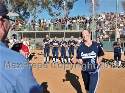 Thumbnail 1 in La Mirada vs. Camarillo (CIF SS D2 Final) photogallery.