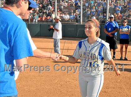Thumbnail 2 in La Mirada vs. Camarillo (CIF SS D2 Final) photogallery.