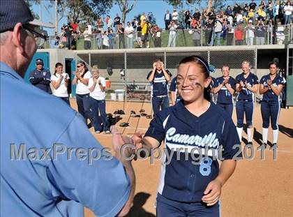 Thumbnail 1 in La Mirada vs. Camarillo (CIF SS D2 Final) photogallery.