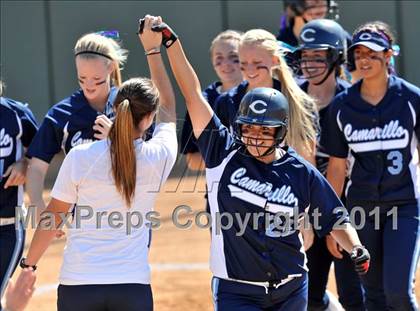 Thumbnail 2 in La Mirada vs. Camarillo (CIF SS D2 Final) photogallery.