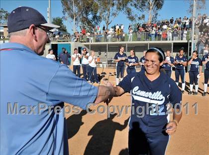 Thumbnail 1 in La Mirada vs. Camarillo (CIF SS D2 Final) photogallery.