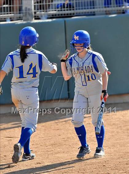 Thumbnail 3 in La Mirada vs. Camarillo (CIF SS D2 Final) photogallery.