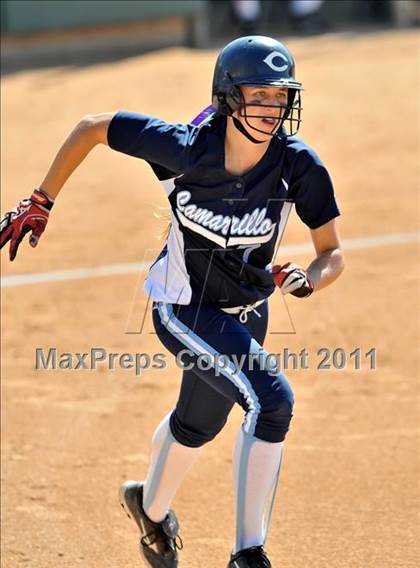 Thumbnail 2 in La Mirada vs. Camarillo (CIF SS D2 Final) photogallery.