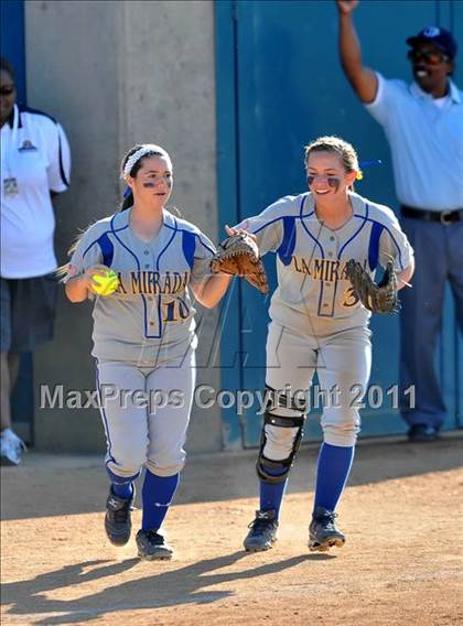 Thumbnail 3 in La Mirada vs. Camarillo (CIF SS D2 Final) photogallery.