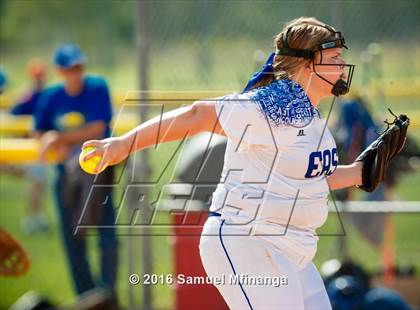 Thumbnail 2 in Malcolm vs. Lincoln East (Lincoln Public Schools Softball Classic) photogallery.