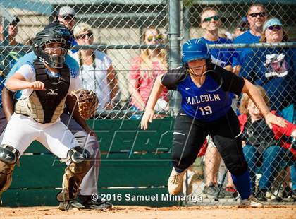 Thumbnail 3 in Malcolm vs. Lincoln East (Lincoln Public Schools Softball Classic) photogallery.