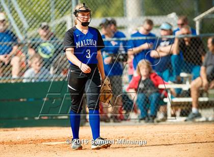 Thumbnail 3 in Malcolm vs. Lincoln East (Lincoln Public Schools Softball Classic) photogallery.