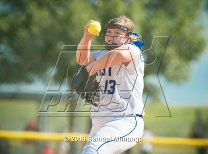 Thumbnail 2 in Malcolm vs. Lincoln East (Lincoln Public Schools Softball Classic) photogallery.