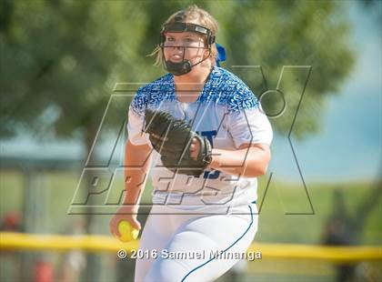 Thumbnail 3 in Malcolm vs. Lincoln East (Lincoln Public Schools Softball Classic) photogallery.