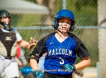 Thumbnail 1 in Malcolm vs. Lincoln East (Lincoln Public Schools Softball Classic) photogallery.