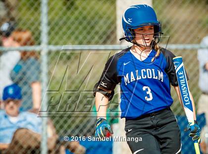 Thumbnail 2 in Malcolm vs. Lincoln East (Lincoln Public Schools Softball Classic) photogallery.