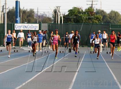 Thumbnail 3 in CIF SS Masters Track and Field (Girls Running Events) photogallery.