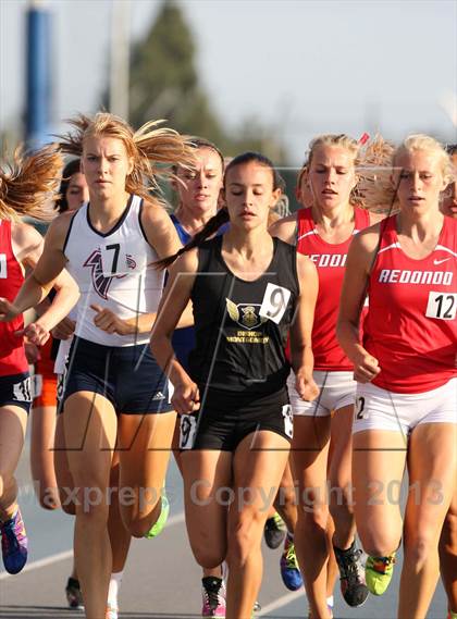 Thumbnail 2 in CIF SS Masters Track and Field (Girls Running Events) photogallery.