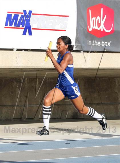 Thumbnail 3 in CIF SS Masters Track and Field (Girls Running Events) photogallery.