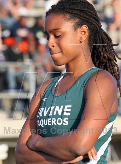 Thumbnail 2 in CIF SS Masters Track and Field (Girls Running Events) photogallery.