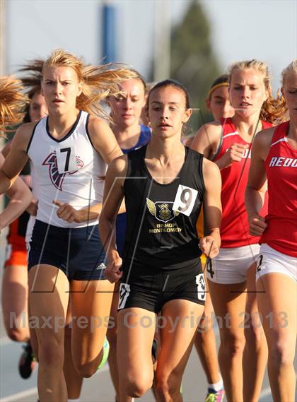 Thumbnail 1 in CIF SS Masters Track and Field (Girls Running Events) photogallery.