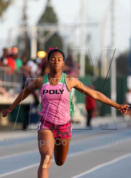 Thumbnail 3 in CIF SS Masters Track and Field (Girls Running Events) photogallery.