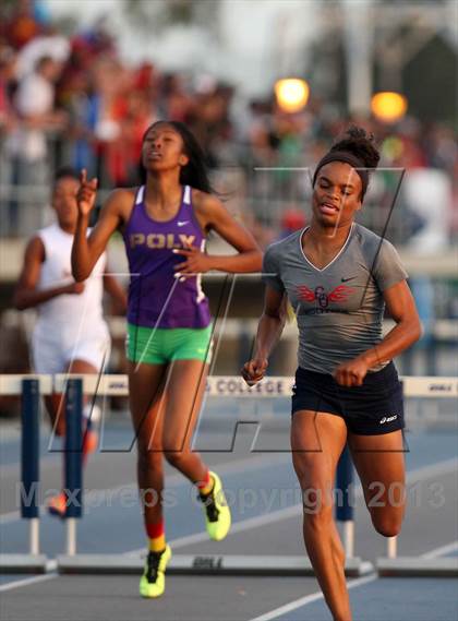 Thumbnail 3 in CIF SS Masters Track and Field (Girls Running Events) photogallery.