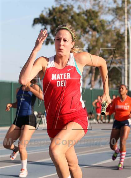 Thumbnail 1 in CIF SS Masters Track and Field (Girls Running Events) photogallery.