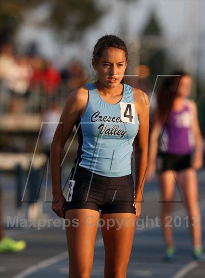 Thumbnail 1 in CIF SS Masters Track and Field (Girls Running Events) photogallery.