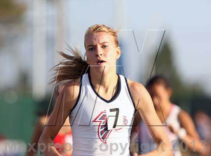 Thumbnail 3 in CIF SS Masters Track and Field (Girls Running Events) photogallery.