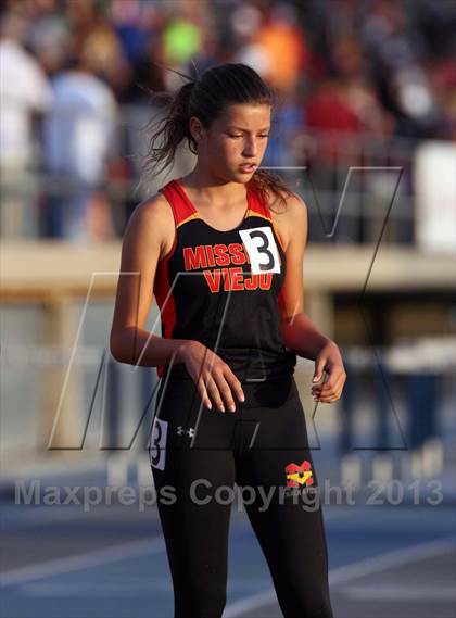 Thumbnail 2 in CIF SS Masters Track and Field (Girls Running Events) photogallery.