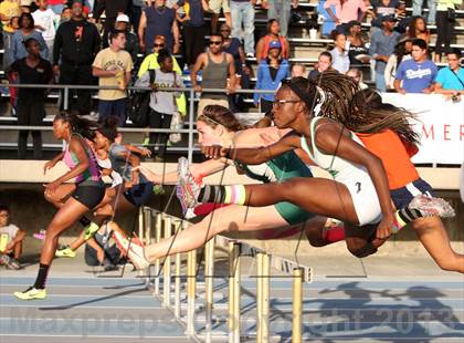 Thumbnail 2 in CIF SS Masters Track and Field (Girls Running Events) photogallery.