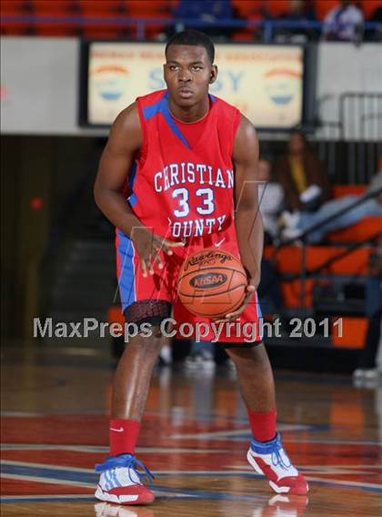 Thumbnail 2 in Christian County vs. Melrose (Marshall County Hoopfest) photogallery.