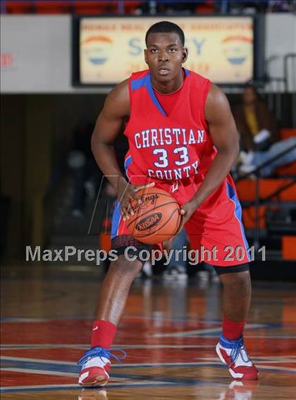 Thumbnail 1 in Christian County vs. Melrose (Marshall County Hoopfest) photogallery.