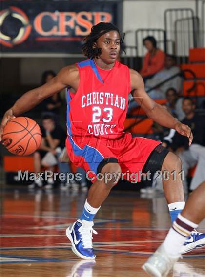 Thumbnail 3 in Christian County vs. Melrose (Marshall County Hoopfest) photogallery.