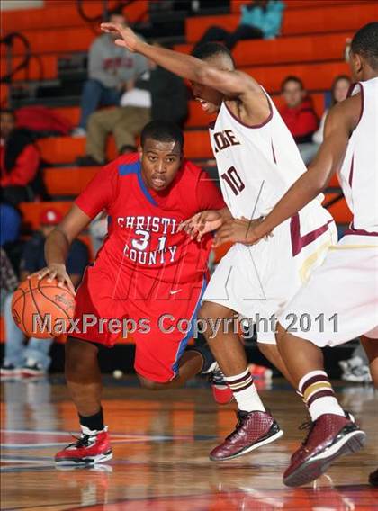 Thumbnail 1 in Christian County vs. Melrose (Marshall County Hoopfest) photogallery.