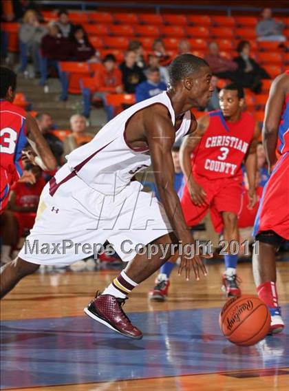 Thumbnail 2 in Christian County vs. Melrose (Marshall County Hoopfest) photogallery.