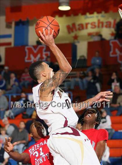 Thumbnail 3 in Christian County vs. Melrose (Marshall County Hoopfest) photogallery.