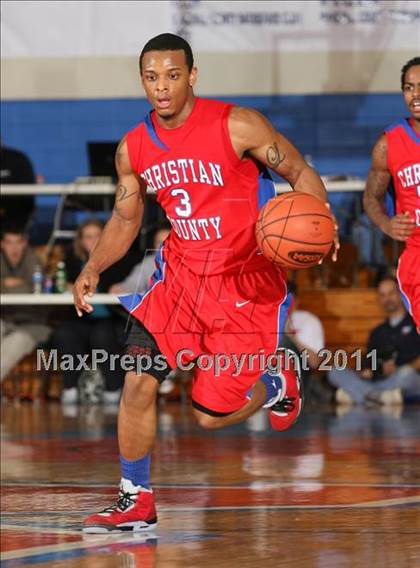 Thumbnail 1 in Christian County vs. Melrose (Marshall County Hoopfest) photogallery.