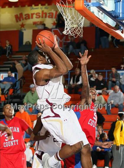 Thumbnail 1 in Christian County vs. Melrose (Marshall County Hoopfest) photogallery.