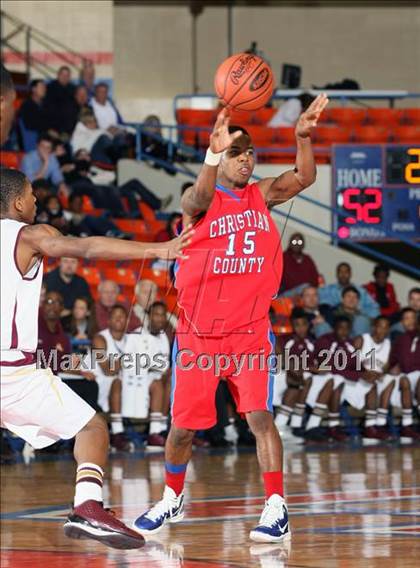 Thumbnail 1 in Christian County vs. Melrose (Marshall County Hoopfest) photogallery.