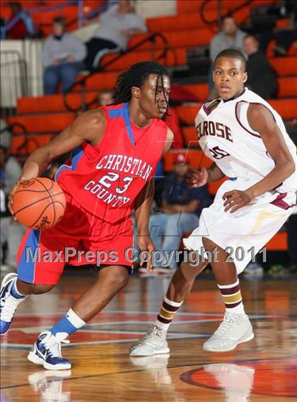Thumbnail 1 in Christian County vs. Melrose (Marshall County Hoopfest) photogallery.