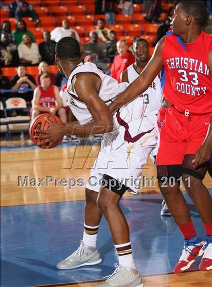 Thumbnail 1 in Christian County vs. Melrose (Marshall County Hoopfest) photogallery.
