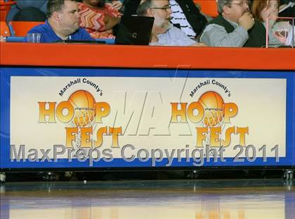 Thumbnail 2 in Christian County vs. Melrose (Marshall County Hoopfest) photogallery.