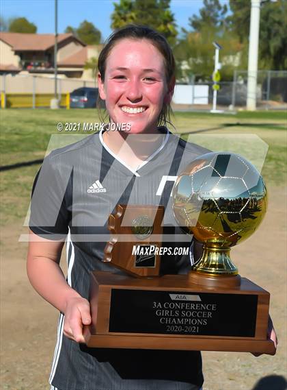 Thumbnail 3 in Northwest Christian vs. Scottsdale Christian Academy (AIA 3A Final - Awards) photogallery.