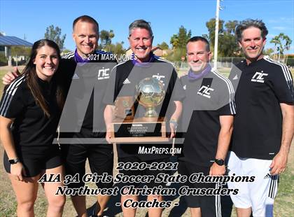 Thumbnail 2 in Northwest Christian vs. Scottsdale Christian Academy (AIA 3A Final - Awards) photogallery.
