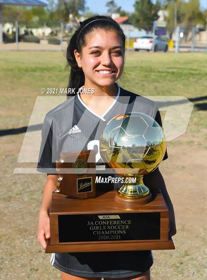 Thumbnail 2 in Northwest Christian vs. Scottsdale Christian Academy (AIA 3A Final - Awards) photogallery.