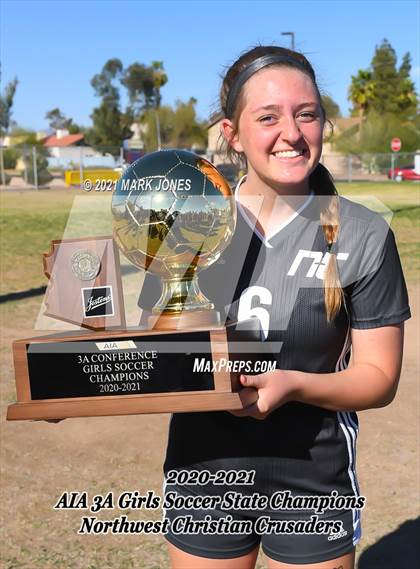 Thumbnail 2 in Northwest Christian vs. Scottsdale Christian Academy (AIA 3A Final - Awards) photogallery.