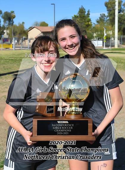 Thumbnail 3 in Northwest Christian vs. Scottsdale Christian Academy (AIA 3A Final - Awards) photogallery.
