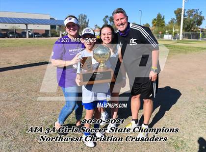 Thumbnail 3 in Northwest Christian vs. Scottsdale Christian Academy (AIA 3A Final - Awards) photogallery.