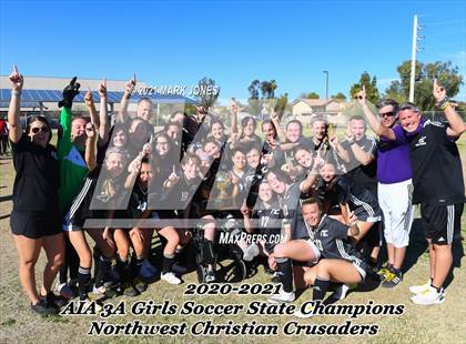 Thumbnail 3 in Northwest Christian vs. Scottsdale Christian Academy (AIA 3A Final - Awards) photogallery.