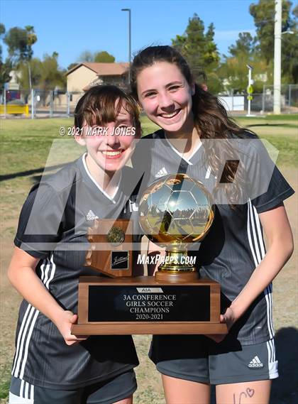 Thumbnail 2 in Northwest Christian vs. Scottsdale Christian Academy (AIA 3A Final - Awards) photogallery.