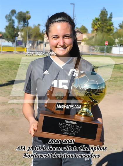 Thumbnail 3 in Northwest Christian vs. Scottsdale Christian Academy (AIA 3A Final - Awards) photogallery.