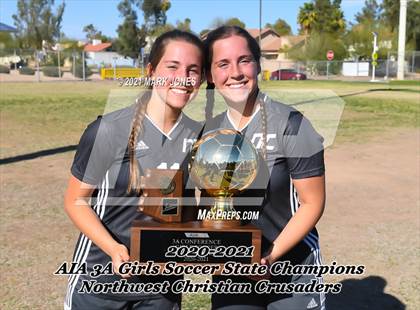 Thumbnail 2 in Northwest Christian vs. Scottsdale Christian Academy (AIA 3A Final - Awards) photogallery.